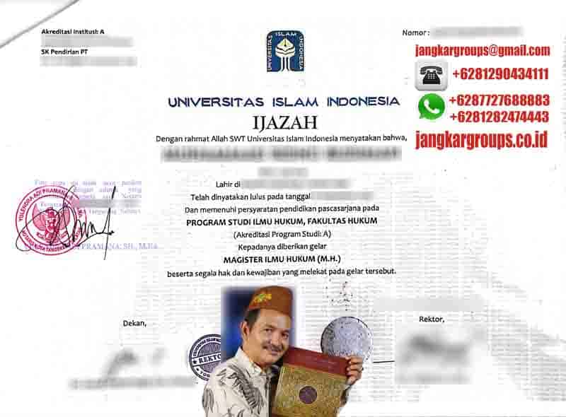 Contoh Legalisir Notaris Ijazah