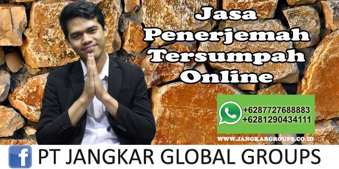 Jasa Penerjemah Tersumpah Online