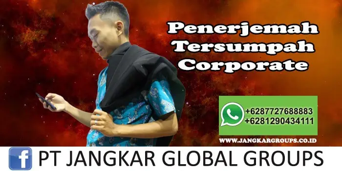 Penerjemah Tersumpah Corporate