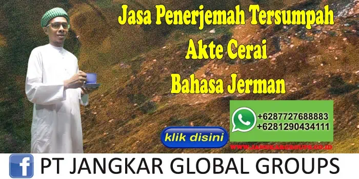 Jasa Penerjemah Tersumpah Akte Cerai Bahasa Jerman