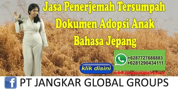 Jasa Penerjemah Tersumpah Dokumen Adopsi Anak Bahasa Jepang