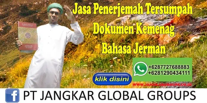 Jasa Penerjemah Tersumpah Dokumen Kemenag Bahasa Jerman