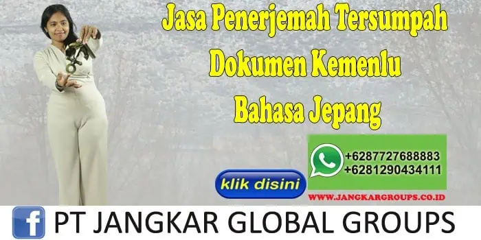 Jasa Penerjemah Tersumpah Dokumen Kemenlu Bahasa Jepang