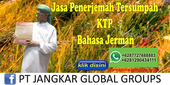Jasa Penerjemah Tersumpah KTP Bahasa Jerman