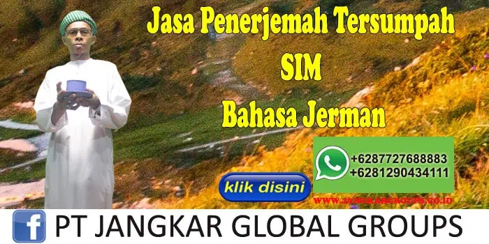 Jasa Penerjemah Tersumpah SIM Bahasa Jerman