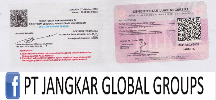 contoh stiker legalisir kemenkumham dan kemenlu