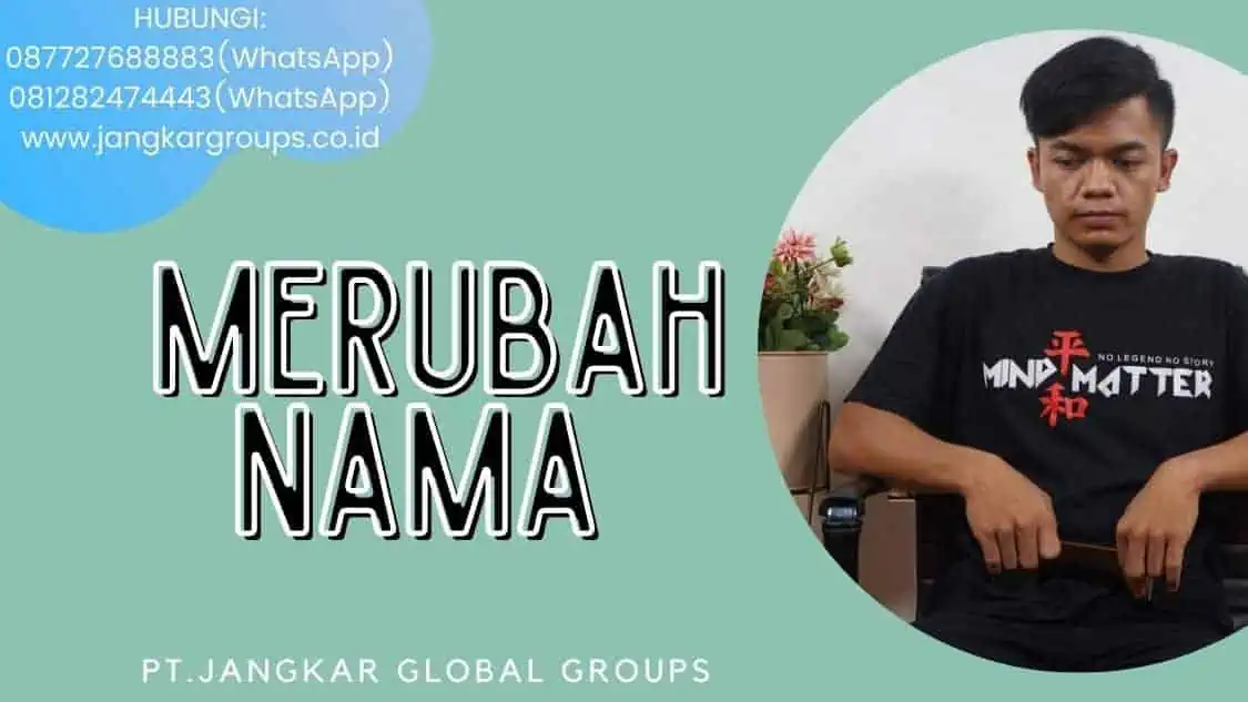 merubah nama