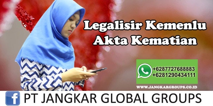 Legalisir Kemenlu Akta Kematian