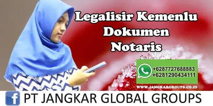 Legalisir Kemenlu Dokumen Notaris