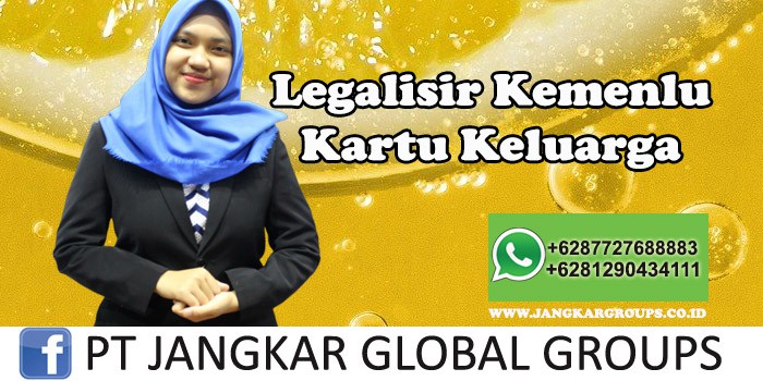 Legalisir Kemenlu Kartu Keluarga