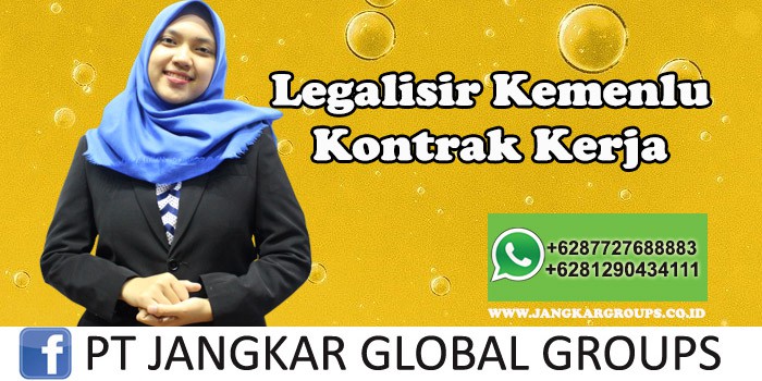 Legalisir Kemenlu Kontrak Kerja