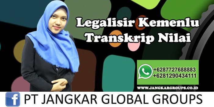 Legalisir Kemenlu Transkrip Nilai