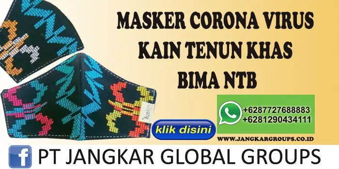 MASKER CORONA VIRUS KAIN TENUN NTB