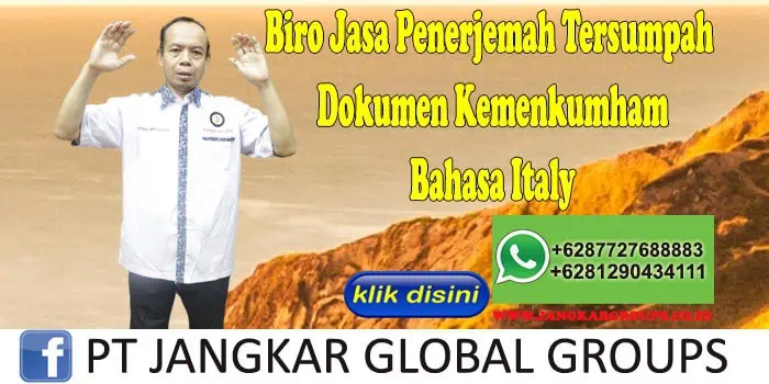 Dokumen Kemenkumham Italy