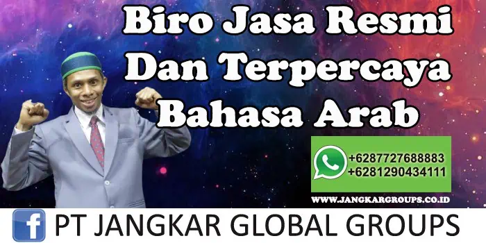 Biro Jasa Resmi Dan Terpercaya Bahasa Arab