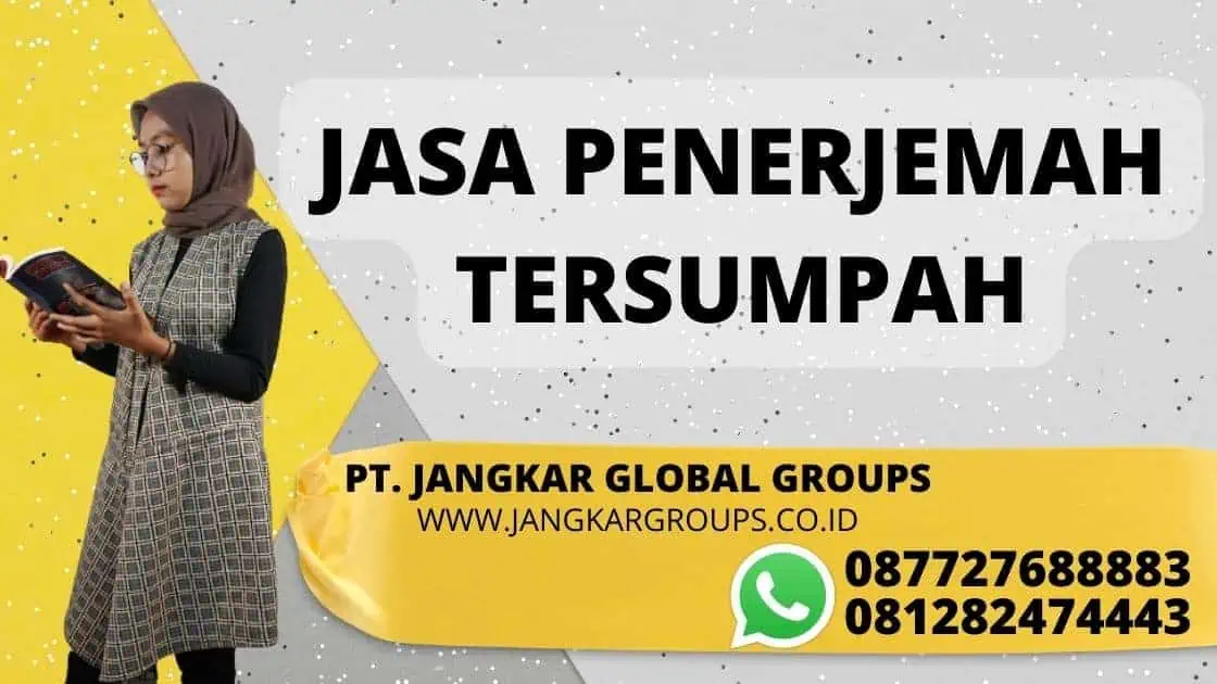 JASA PENERJEMAH TERSUMPAH