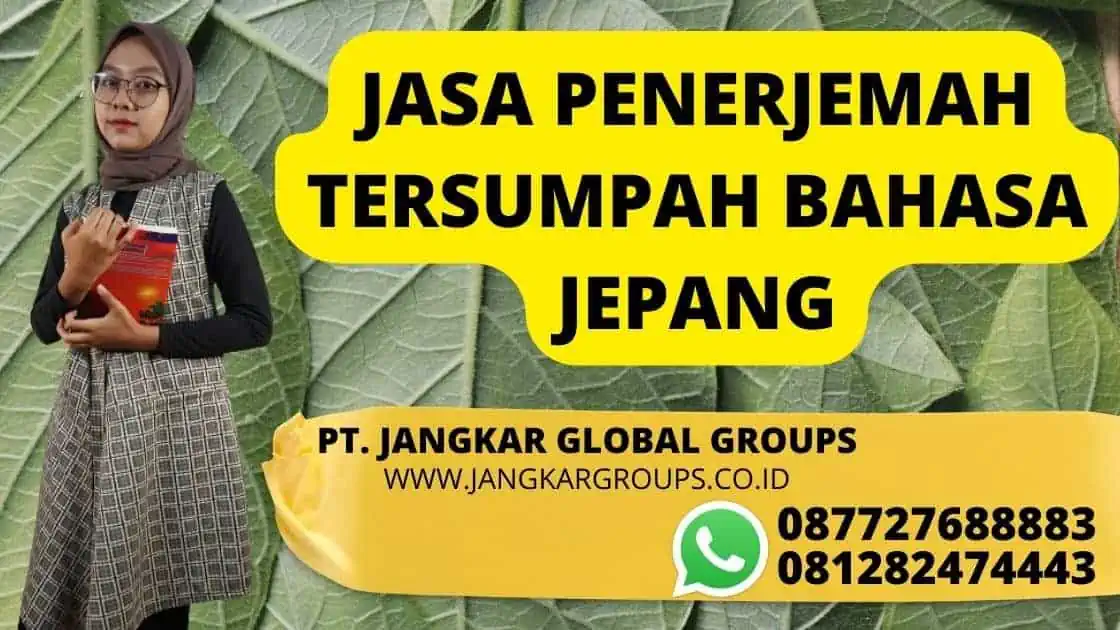 JASA PENERJEMAH TERSUMPAH BAHASA JEPANG