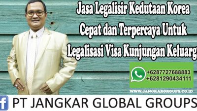 Jasa Legalisir Kedutaan Korea