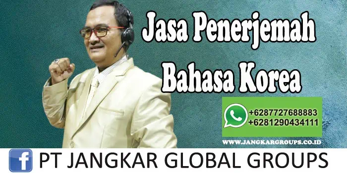 Jasa Penerjemah Bahasa Korea