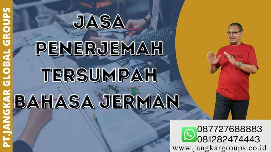 Jasa Penerjemah Tersumpah Bahasa Jerman