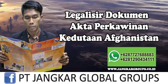 Kedutaan Afghanistan Urus Legalisir Akta Perkawinan