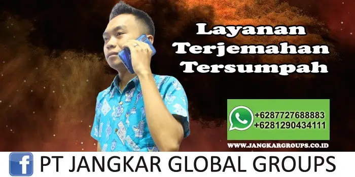 Layanan Terjemahan Tersumpah