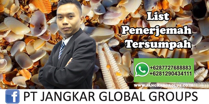 List Penerjemah Tersumpah No Limit