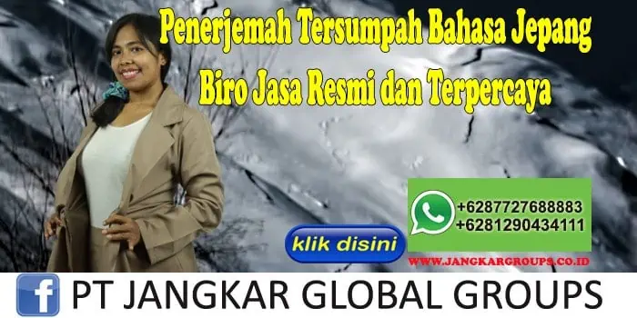 Penerjemah Tersumpah Bahasa Jepang Biro Jasa Resmi dan Terpercaya