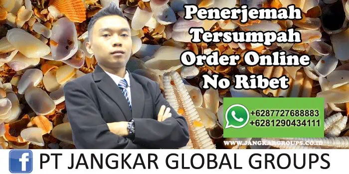 Penerjemah Tersumpah Order Online No Ribet