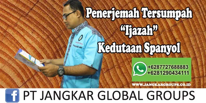 Penerjemah tersumpah Ijazah Kedutaan Spanyol