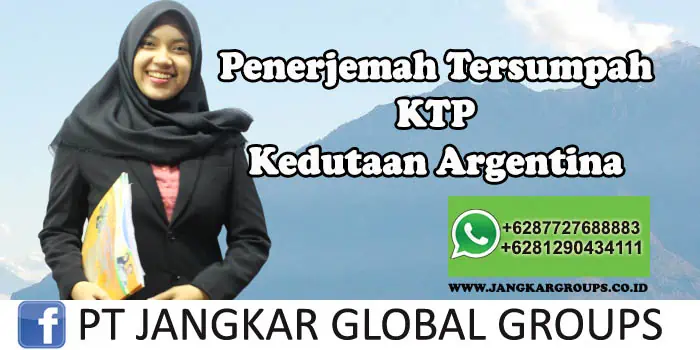 Penerjemah tersumpah KTP kedutaan Argentina