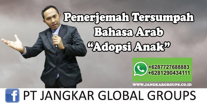 Penerjemah tersumpah bahasa Arab adopsi anak