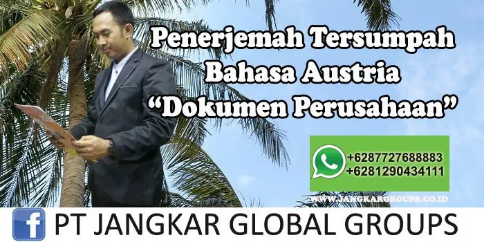 Penerjemah tersumpah bahasa Austria Dokumen Perusahaan