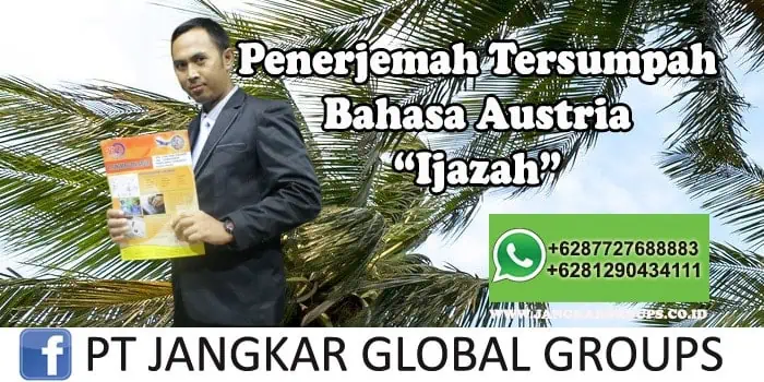 Penerjemah tersumpah bahasa Austria Ijazah