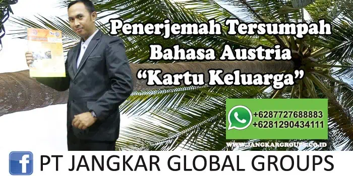 Penerjemah tersumpah bahasa Austria kartu keluarga