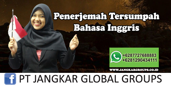 Penerjemah tersumpah bahasa Inggris