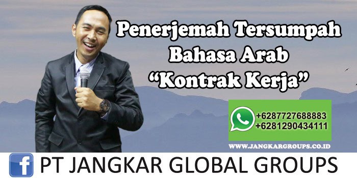 Penerjemah tersumpah bahasa arab Kontrak Kerja