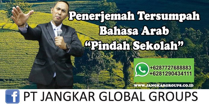 Penerjemah tersumpah bahasa arab pindah sekolah