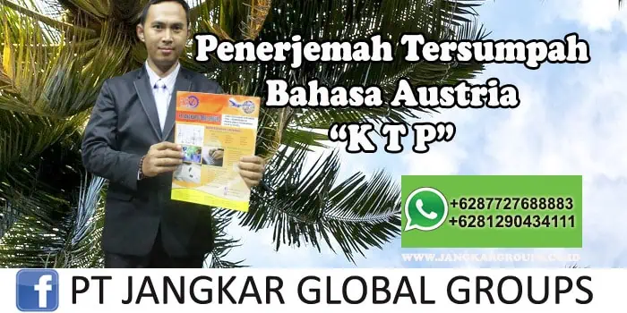 Penerjemah tersumpah bahasa austria KTP