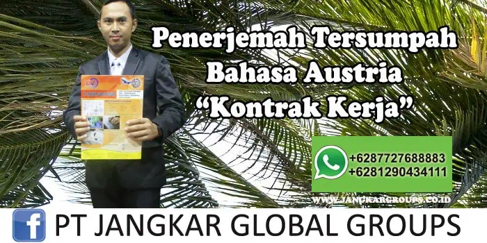 Penerjemah tersumpah bahasa austria Kontrak Kerja