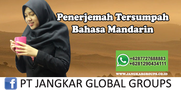 Penerjemah tersumpah bahasa mandarin