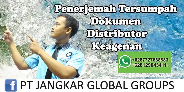 Penerjemah tersumpah dokumen distributor keagenan