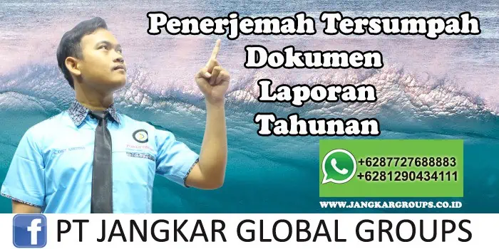 Penerjemah tersumpah dokumen laporan tahunan