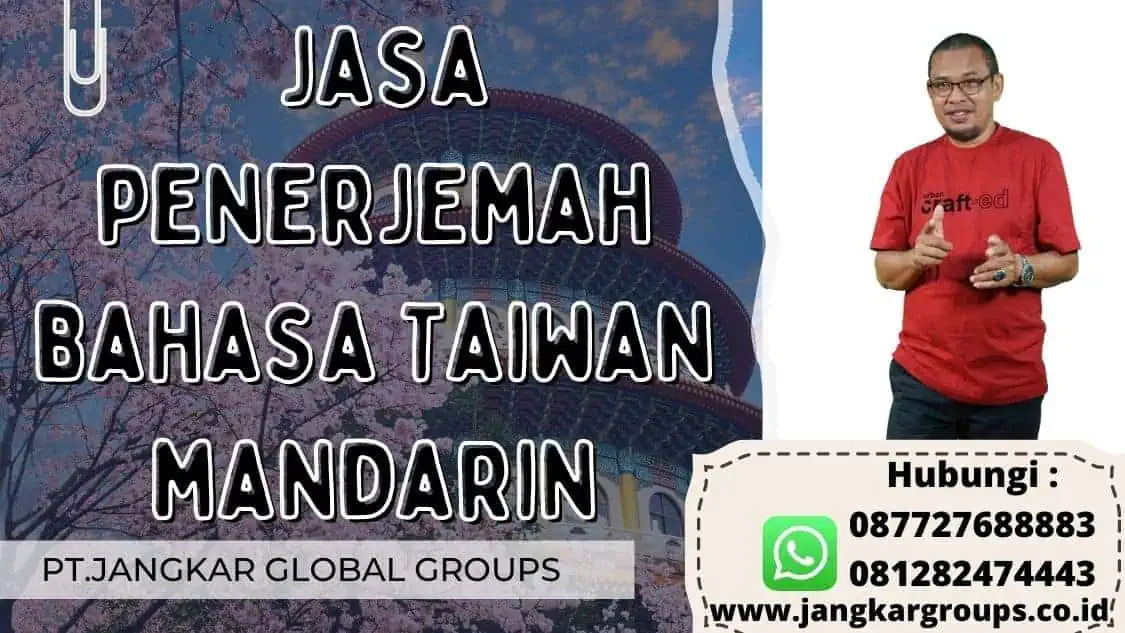 jasa penerjemah bahasa Taiwan mandarin