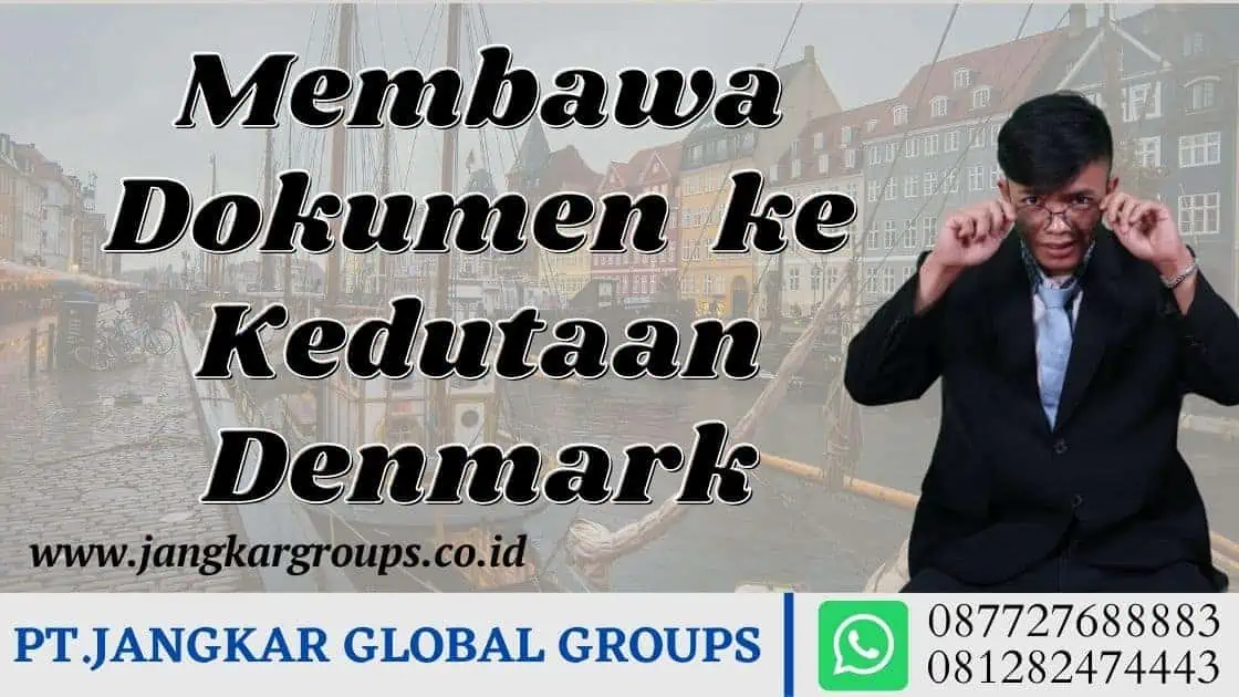 membawa dokumen tersebut ke kedutaan Denmark