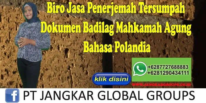 Dokumen Badilag Mahkamah Agung Polandia