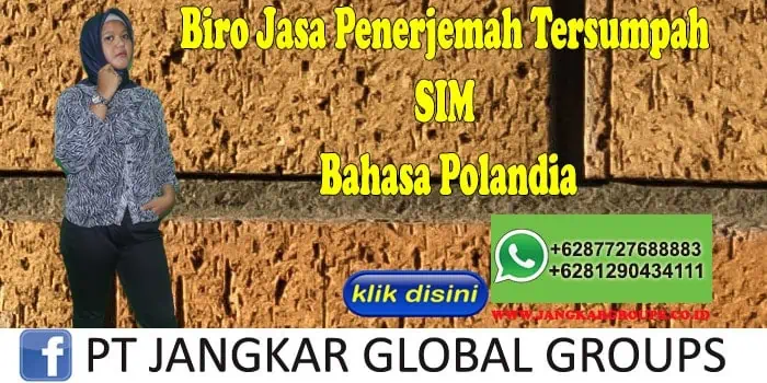 Biro Jasa Penerjemah Tersumpah SIM Bahasa Polandia