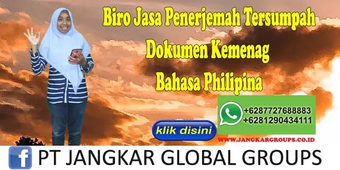 Biro jasa penerjemah tersumpah Dokumen Kemenag Bahasa Philipina