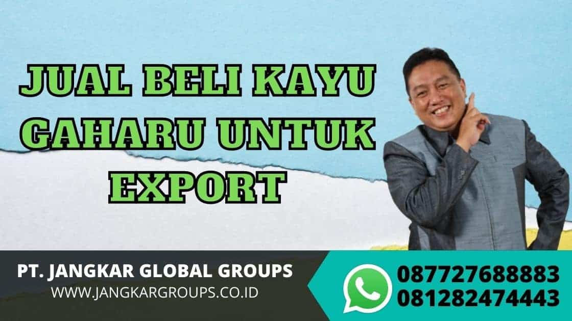 JUAL BELI KAYU GAHARU UNTUK EXPORT