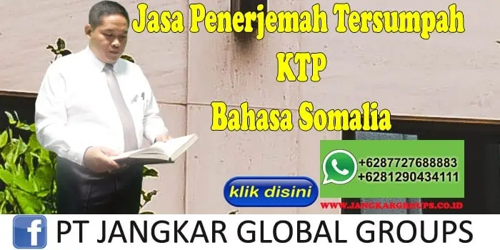 Jasa penerjemah tersumpah KTP bahasa somalia